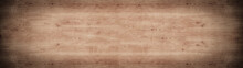 Old Brown Rustic Dark Grunge Wooden Texture - Wood Background Panorama Long Banner