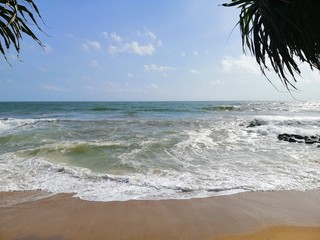 tropical beach and sea