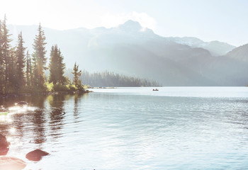 Wall Mural - Mountain lake