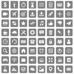 Wall Mural - web icon set vector design symbol