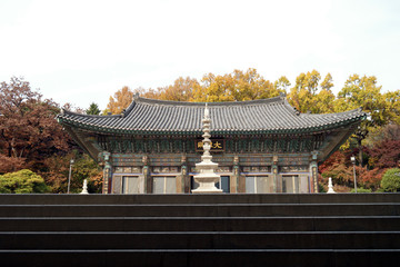 Wall Mural - Bongeunsa Buddhist Temple of South Korea