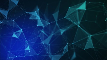 Wall Mural - abstract background connection futuristic network