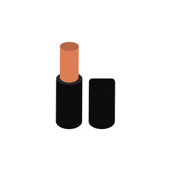 Sticker - lipstick makeup product isolated icon