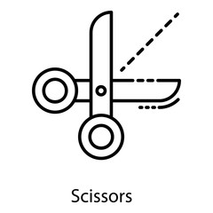 Poster -  Cutting Scissors Vector