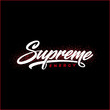 Supreme energy text slogan print with grunge texture for t shirt and other us. lettering slogan graphic vector illustration