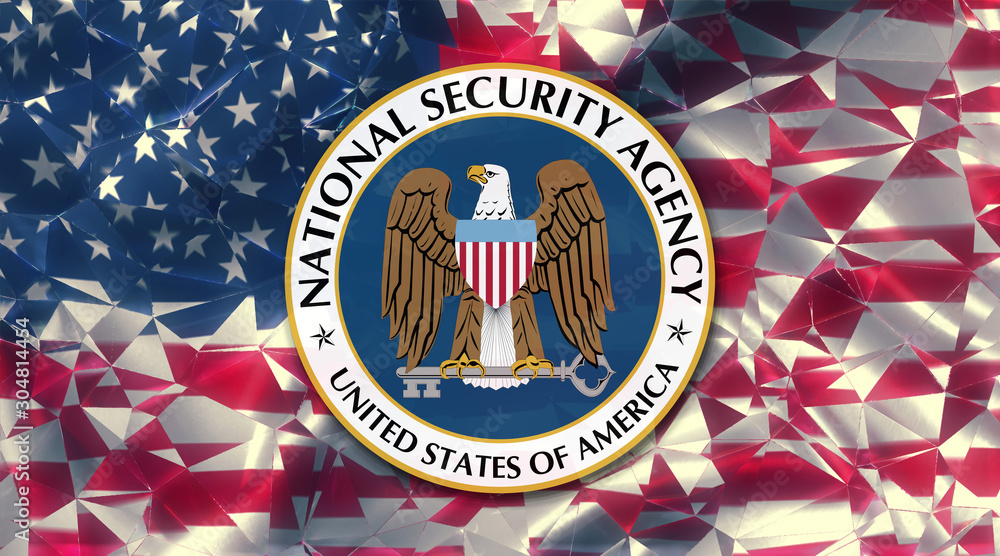 flag of the us national security agency country symbol illustration (NSA)  Stock Photo | Adobe Stock