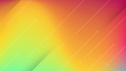 Wall Mural - abstract modern graphic element. dynamical colored forms and waves. gradient abstract banner with fl