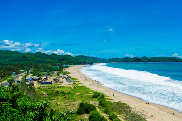 Wall Mural - coastline in east java