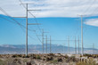 High Voltage Power Transmission Lines Outside Las Vegas, Nevada