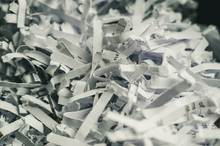 Pile Of Shredded Paper Clippings