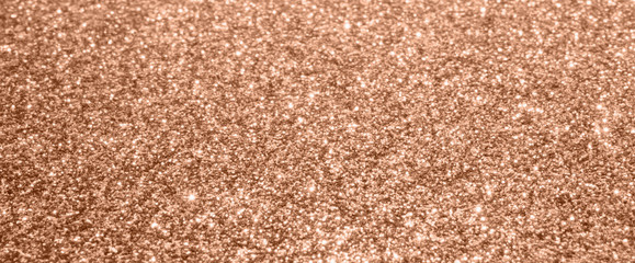 Wall Mural - abstract blur rose gold glitter sparkle defocused bokeh light background