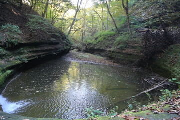 Wall Mural - Nature Hike with Waterfall