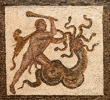 Hercules Fighting With A Moster