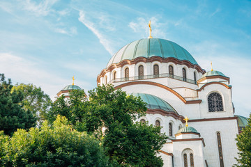 Wall Mural - Saint Sava Orthodox Cathedral, Hram Svetog Save in Belgrade, Serbia