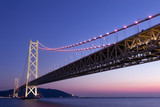 Fototapeta Most - Akashi Kaikyo Bridge, Kobe, Japan