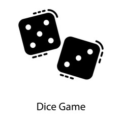 Canvas Print -  Indoor Dice Game 