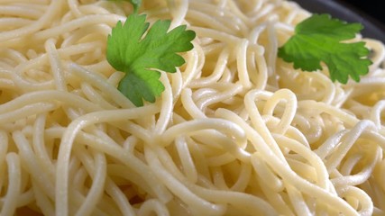 Wall Mural - Close up texture of spaghetti pasta