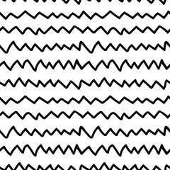 Poster - Abstract background seamless pattern with hand drawn lines. Hand drawn design. Modern web template. Abstract concept graphic element. Creative art, modern design concept. Vector geometric pattern.