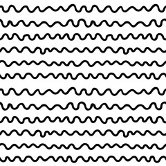 Poster - Abstract background seamless pattern with hand drawn lines. Hand drawn design. Modern web template. Abstract concept graphic element. Creative art, modern design concept. Vector geometric pattern.