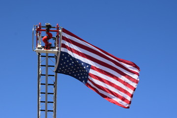 Poster - Fire Truck Ladder