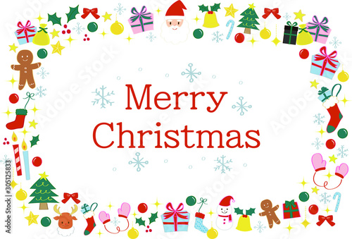 クリスマスカード フレーム Stock Vector Adobe Stock クリスマスカード フレーム Stock Vector Adobe Stock