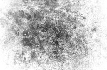 Abstract texture dust particle and dust grain on white background. dirt overlay or screen effect use for grunge and vintage image style.