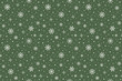 Pattern with hand drawn snowflakes. Christmas background. Vector