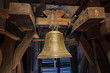 Bell in the bell tower of St. Nicholas Cathedral in Prague