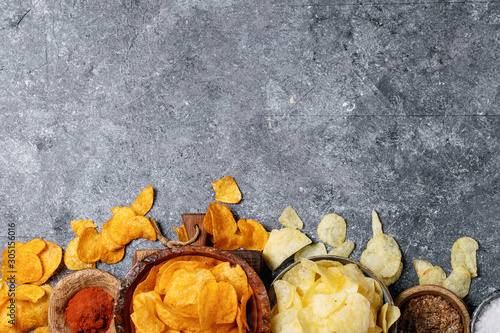 Fotomural Bowl of home made potato chips