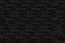 Black Brick Seamless Pattern