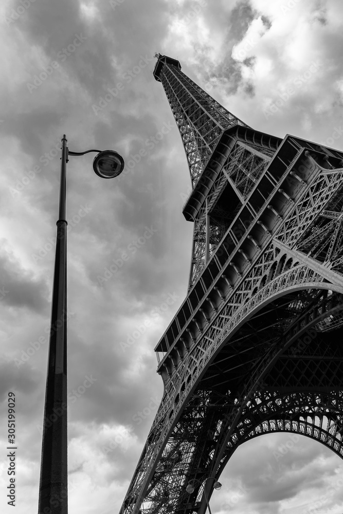 Obraz na płótnie Paryż, wieża Eiffla w salonie