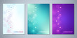 © ABCDESIGN - Template brochure or cover book, page layout, flyer design with technological background and flat icons and symbols. Concept and idea for innovation technology and communication.