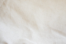 White Calico Fabric Cloth Background Texture