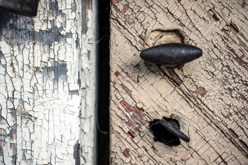 Wall Mural - old door, åre, jämtland, sweden