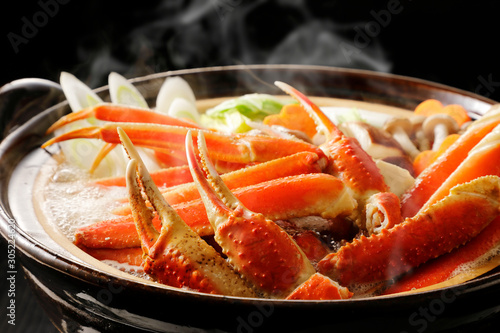 Cuadros en Lienzo カニ鍋 Japanese style crab hot pot