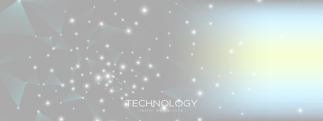 Wall Mural - technology finance. magic big data architecture.