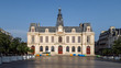 Poitiers, Nouvelle-Aquitaine, France. City hall Hotel de Ville and Place du Marechal Leclerc in Poitiers.