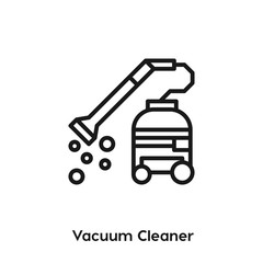 Canvas Print - vacuum cleaner icon vector sign symbol