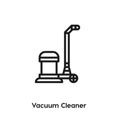 Canvas Print - vacuum cleaner icon vector sign symbol