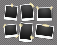 Realistic Vector Photo Frame