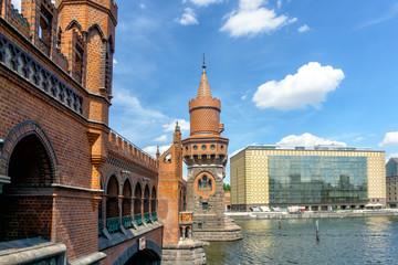 Wall Mural - Oberbaumbruke bridge in Berlin