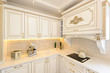 neoclassic style luxury kitchen interior
