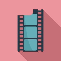 Canvas Print - Film icon. Flat illustration of film vector icon for web design