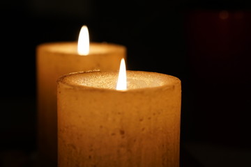 candle in the dark