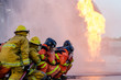 Firefighters training, Training of firefighters, firefighting in the workplace