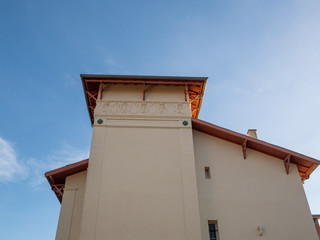 Wall Mural - detail of classic early 20th century house in the French Riviera