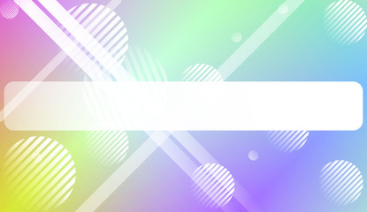 Abstract Blurred Gradient Background with Line, Circle. With Light. For Bright Website Banner, Invitation Card, Scree Wallpaper. Vector Illustration