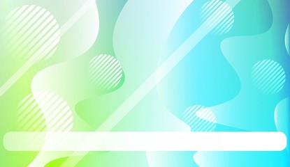 Dynamic shape background With Wave Gradient Shape, Line, Circle, Space for Text. For Futuristic Ad, Booklets. Vector Illustration