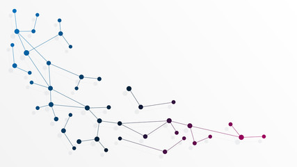 Leinwandbilder - Abstract Digital Technology Cycle background.Business growth transformation Successful financial.