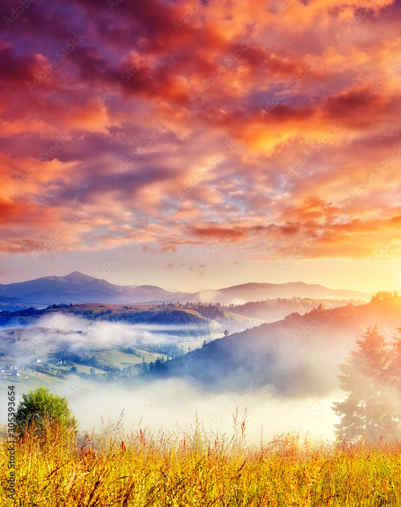 Amazing mountain landscape Stock Photo | Adobe Stock, image size:792x1000